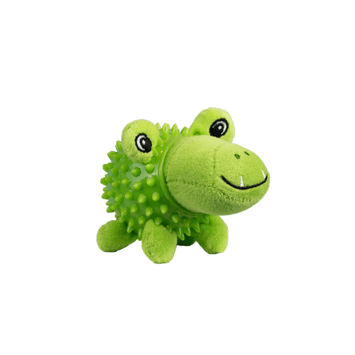 Taggis Hundleksak Krokodil 11 x 8 x 8 cm Grön