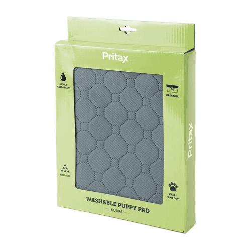 Tvättbar Valpmatta Kurre, L, 115x68,5cm, Grå