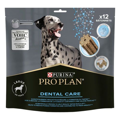 PURINA PRO PLAN Dental Care för stora hundar (25-40 kg) - 426 g (12 bitar)