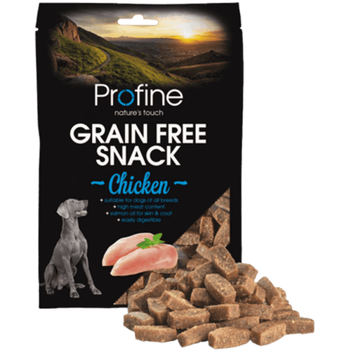 Dog Grain Free Semi Moist Snack Chicken 200g