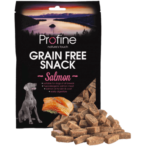 Dog Grain Free Semi Moist Snack Salmon 200g