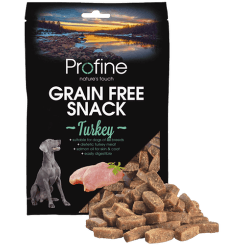 Dog Grain Free Semi Moist Snack Turkey 200g