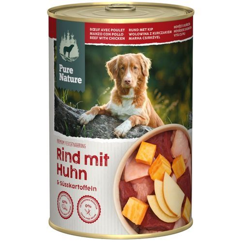Ekonomipack: Pure Nature Adult 12 x 400 g - Nötkött pur