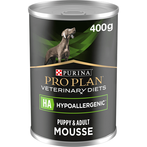 Våtfoder Purina Pro Plan Veterinary Diets Canine HA Hypoallergenic Mousse 12x400 g