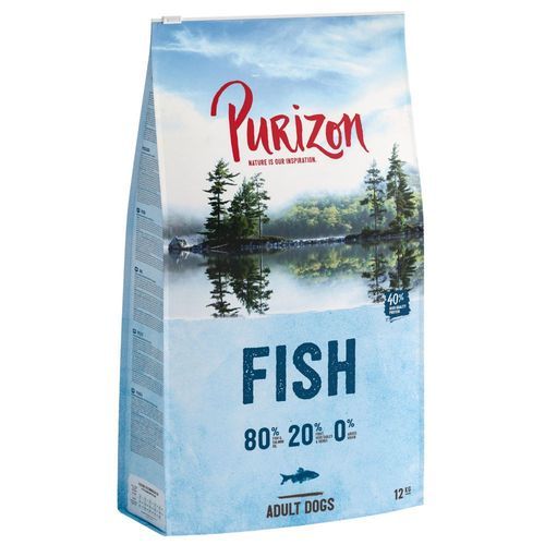Ekonomipack: Purizon Classic hundfoder 2 x 12 kg - Adult Fish (2 x 12 kg)