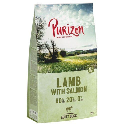 Ekonomipack: Purizon Classic hundfoder 2 x 12 kg - Adult Lamb & Salmon (2 x 12 kg)