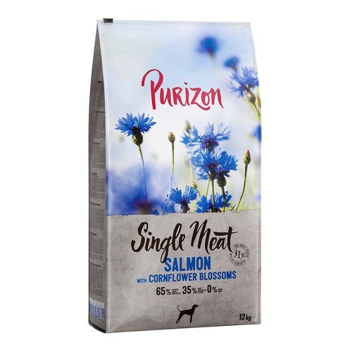 Purizon Salmon & Spinach with Cornflower Blossoms - 12 kg