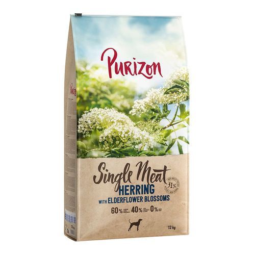 Purizon Single Meat Herring with Elder Blossoms - 12 kg