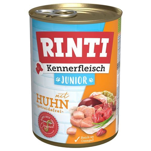 Ekonomipack: RINTI 24 x 400 g - Junior Kyckling