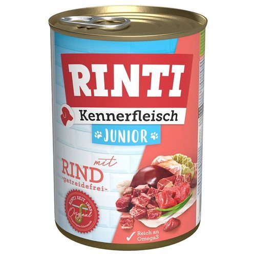 Ekonomipack: RINTI 24 x 400 g - Junior Nötkött