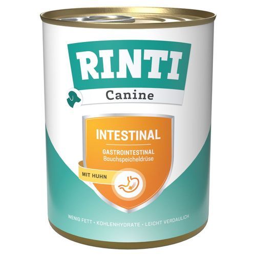 Ekonomipack: RINTI Canine 24 x 800 g - Intestinal Chicken