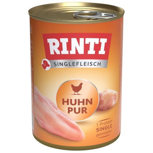 Ekonomipack: RINTI Single Pure 24 x 400 g - Kyckling