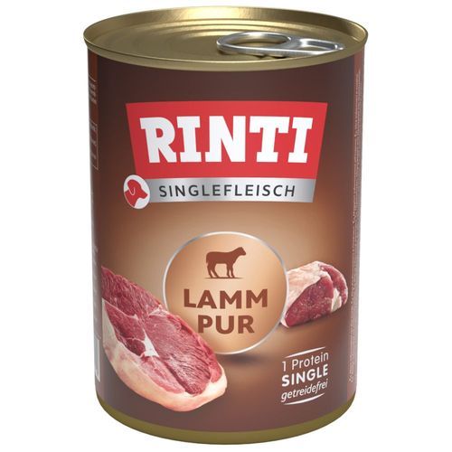 Ekonomipack: RINTI Single Pure 24 x 400 g - Lamm