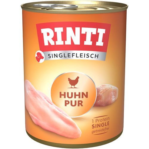 Ekonomipack: RINTI Single Pure 24 x 800 g - Kyckling