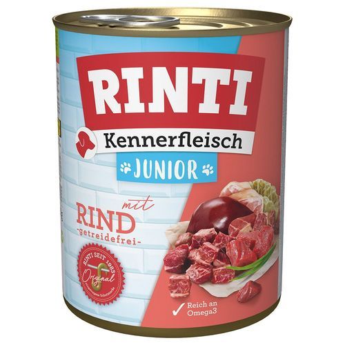 RINTI Junior 6 x 400 / 800 g 6 x 800 g Nötkött