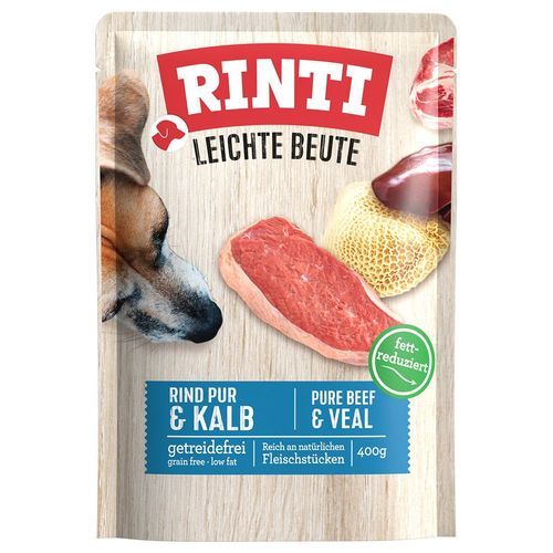 RINTI Leichte Beute 10 x 400 g - Rent nöt- och kalvkött