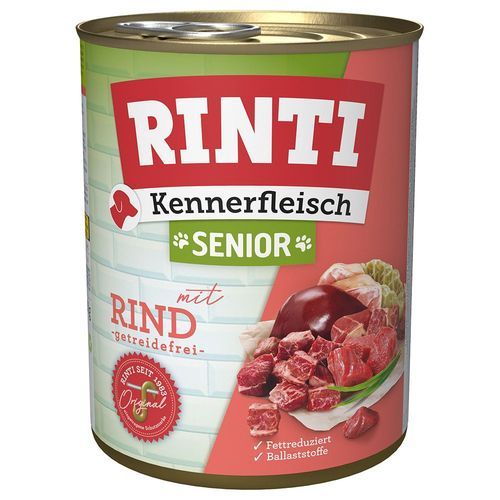 RINTI Senior 6 x 400 / 800 g 6 x 800 g Nötkött