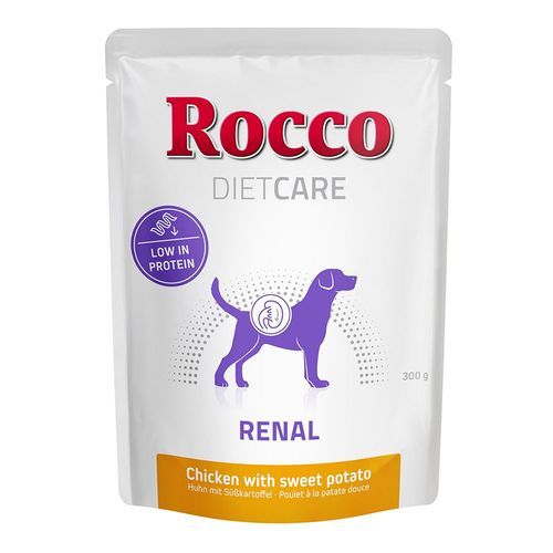 Rocco Diet Care Renal Kycklng med sötpotatis portionspåse 300 g - Ekonomipack: 12 x 300 g