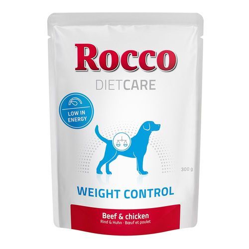 Rocco Diet Care Weight Control Nötkött och kyckling portionspåse 300 g - Ekonomipack: 12 x 300 g