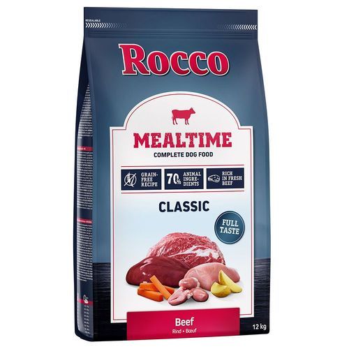 10 + 2 på köpet! 12 kg Rocco Mealtime! - Beef