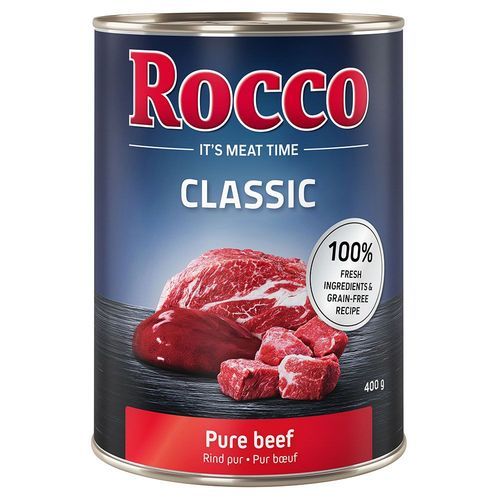 Ekonomipack: Rocco Classic 24 x 400 g - Rent nötkött