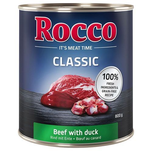 Rocco Classic 12 x 800 g - Nötkött & anka