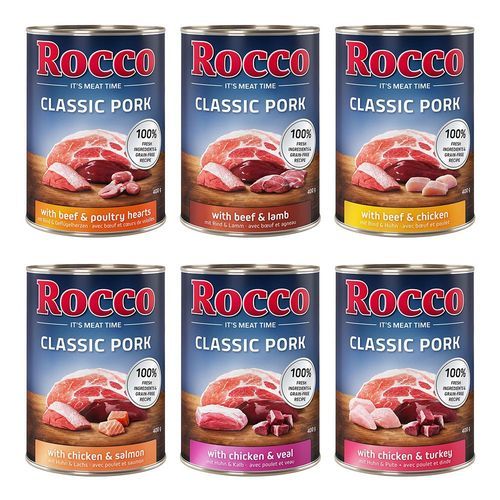 Rocco Classic Pork 6 x 400 g - Mix: 6 sorter