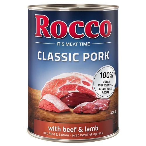Rocco Classic Pork 6 x 400 g - Nötkött & lamm