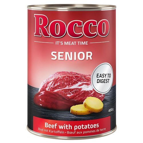 Rocco Senior 6 x 400 g - Nötkött med potatis