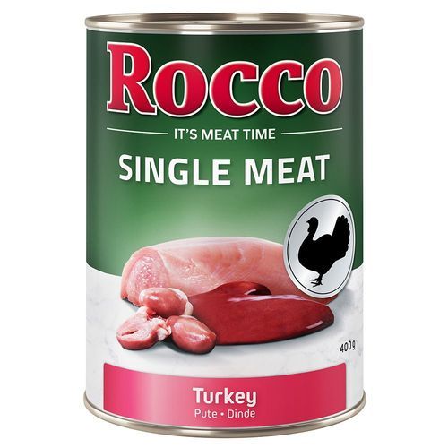 Rocco Single Meat 6 x 400 g - Kalkon