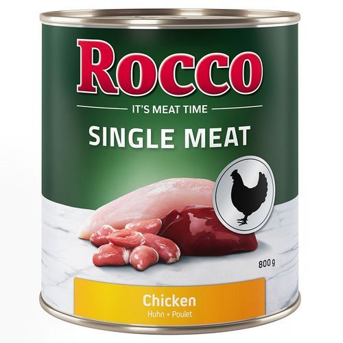 Rocco Single Meat 6 x 800 g - Kyckling