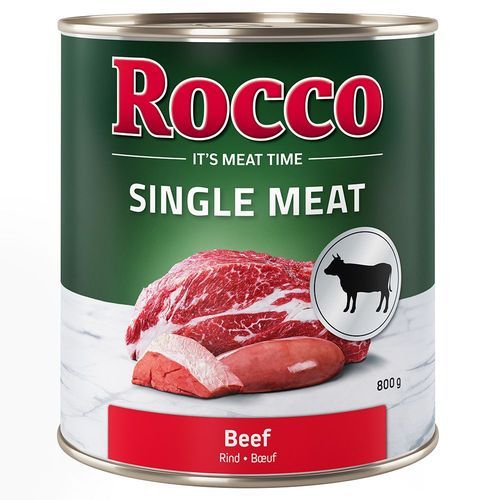 Rocco Single Meat 6 x 800 g - Nötkött