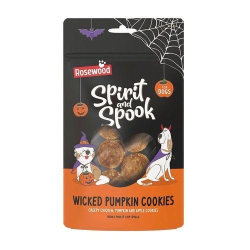 Rosewood Spirit & Spook Wicked Pumpkin Cookies Hundgodis 100 g