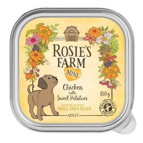 Rosie's Farm Mini 6 x 150 g - Kyckling med sötpotatis