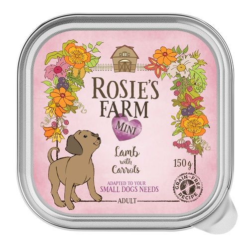 Rosie's Farm Mini 6 x 150 g - Lamm med morötter