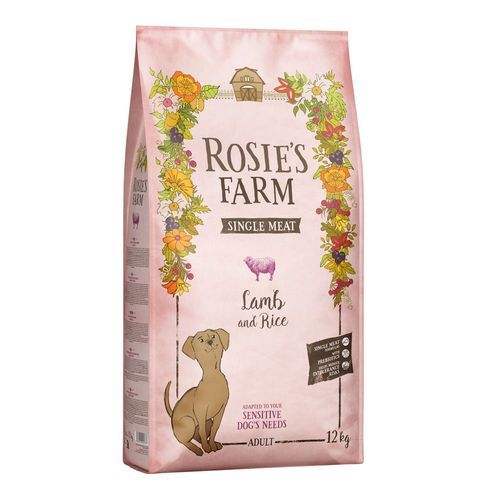 Rosie's Farm Single Meat Adult Lamm & ris - 12 kg