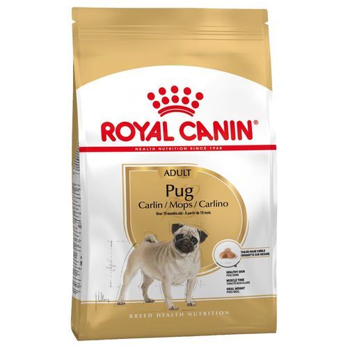 Ekonomipack: 2 eller 3 påsar Royal Canin Breed Adult - Pug Adult (2 x 3 kg)
