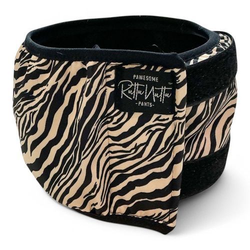 RuttuNuttu Zebra Skvättskydd för Hane Svart/Vit (M)