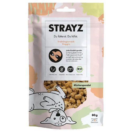 STRAYZ Ekologiskt Veggie Snack - 80 g