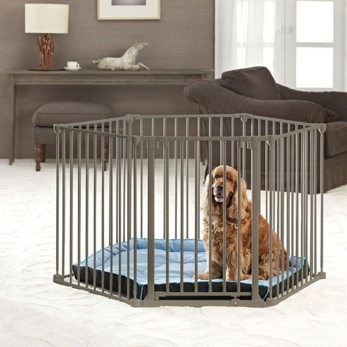 Savic De Luxe Valphage/Hundgrind 6 Paneler Ljusbrun