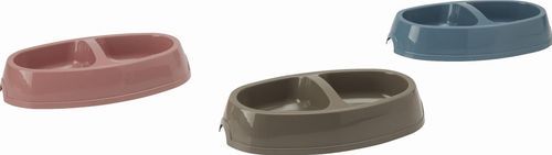 Savic Picnic Twin Matskål - Multi/Mönstrad 2 x 0,4 ltr