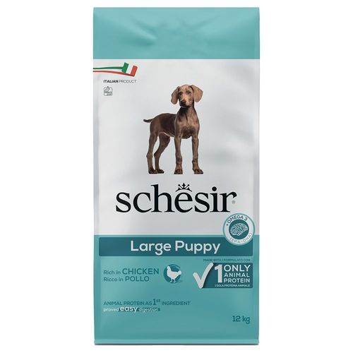 Schesir Dog Large Puppy med kyckling - 12 kg
