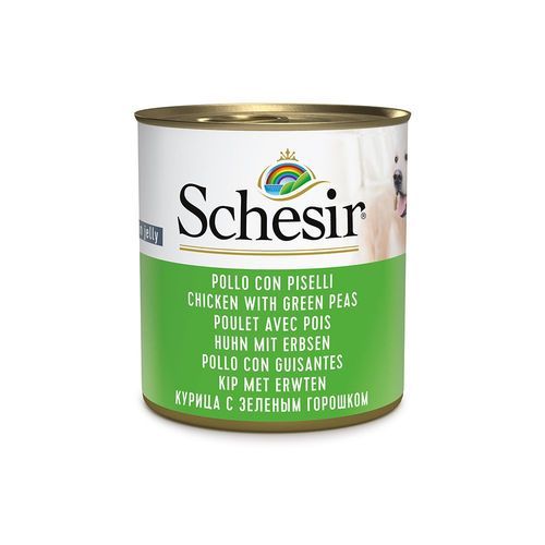 Schesir våtfoder 6 x 285 g - Kyckling & ärtor