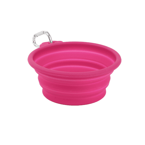 Hopfällbar Reseskål Soft Rosa M/L 400ml, ⌀ 12,5cm