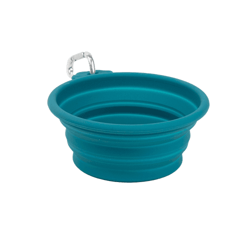 Hopfällbar Reseskål Soft Turkos M/L 400ml, ⌀ 12,5cm