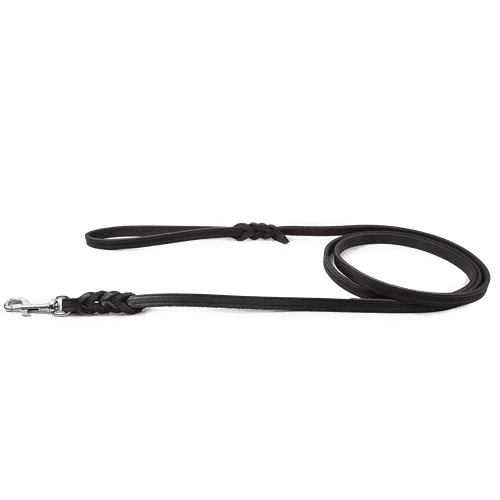 Läderkoppel Hera Svart 12 mm x 180 cm