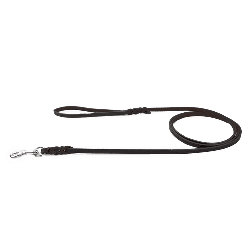 Läderkoppel Hera Svart 9 mm x 180 cm