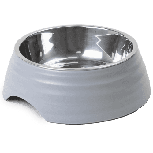 Matskål Ripple Grå L 700ml, 22x7,5cm