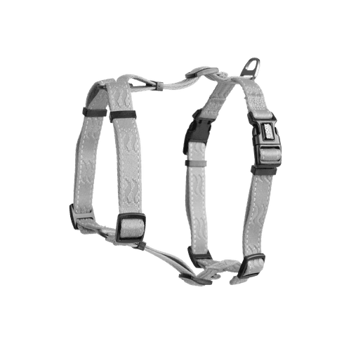 Sele Rufus H-sele ställbar XS/S 15 mm x 50 cm Grå