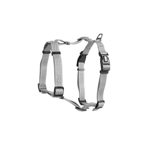 Sele Rufus H-sele ställbar XXS/XS 10 mm x 35 cm Grå